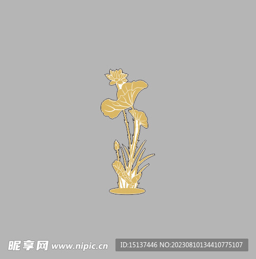 矢量荷花