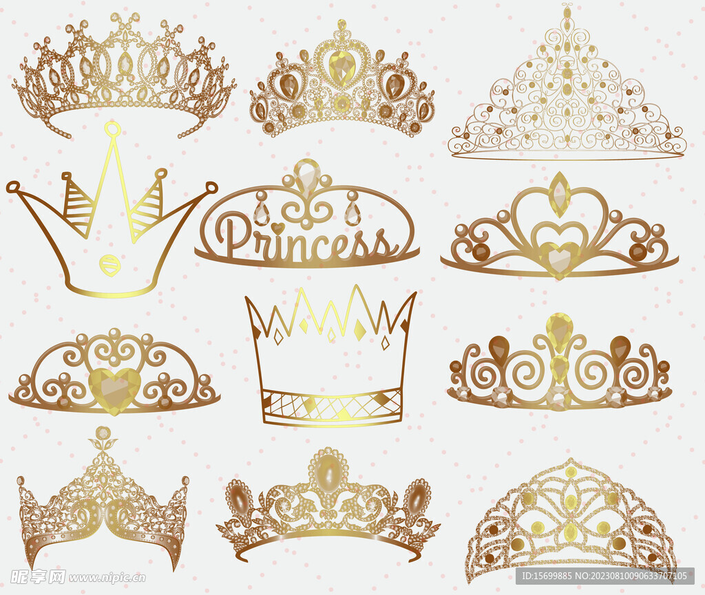 38婦女節女神節女生節卡通人物形象, 王冠, 皇冠, 手捧花素材圖案，PSD和PNG圖片免費下載