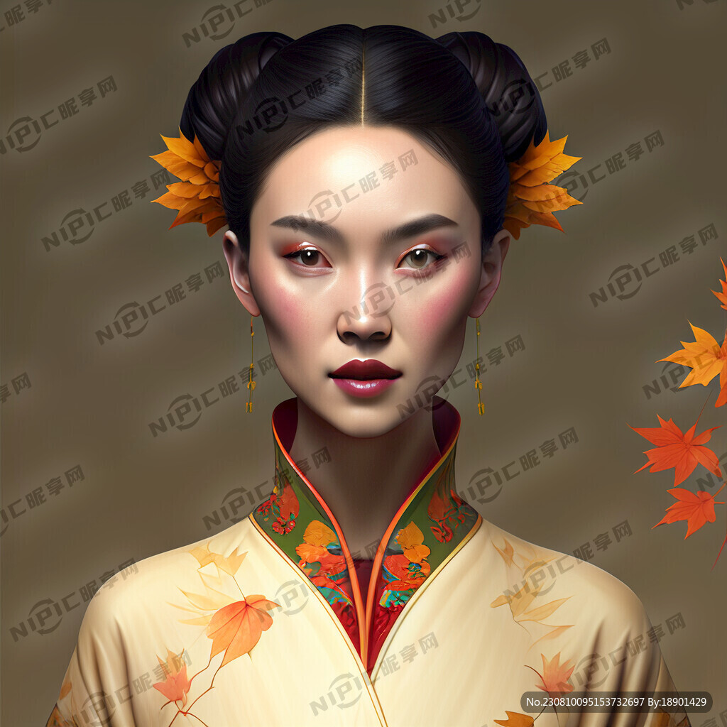 秋装模特