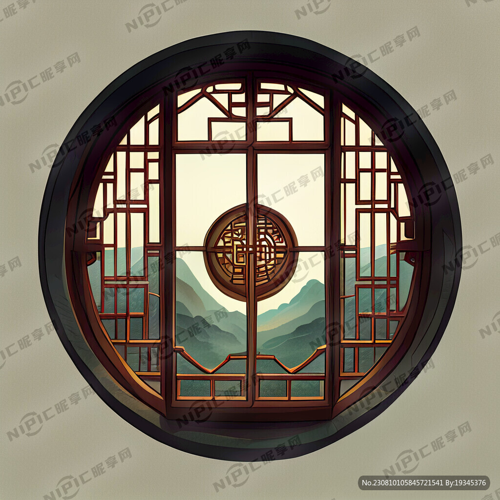 窗户 异型 中国风