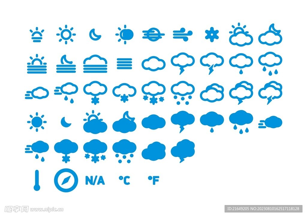天气图标