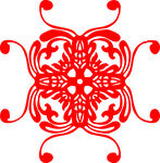 剪纸花边花纹