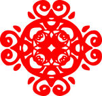 剪纸花边花纹