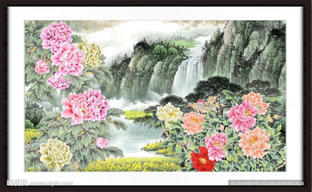 客厅山水画