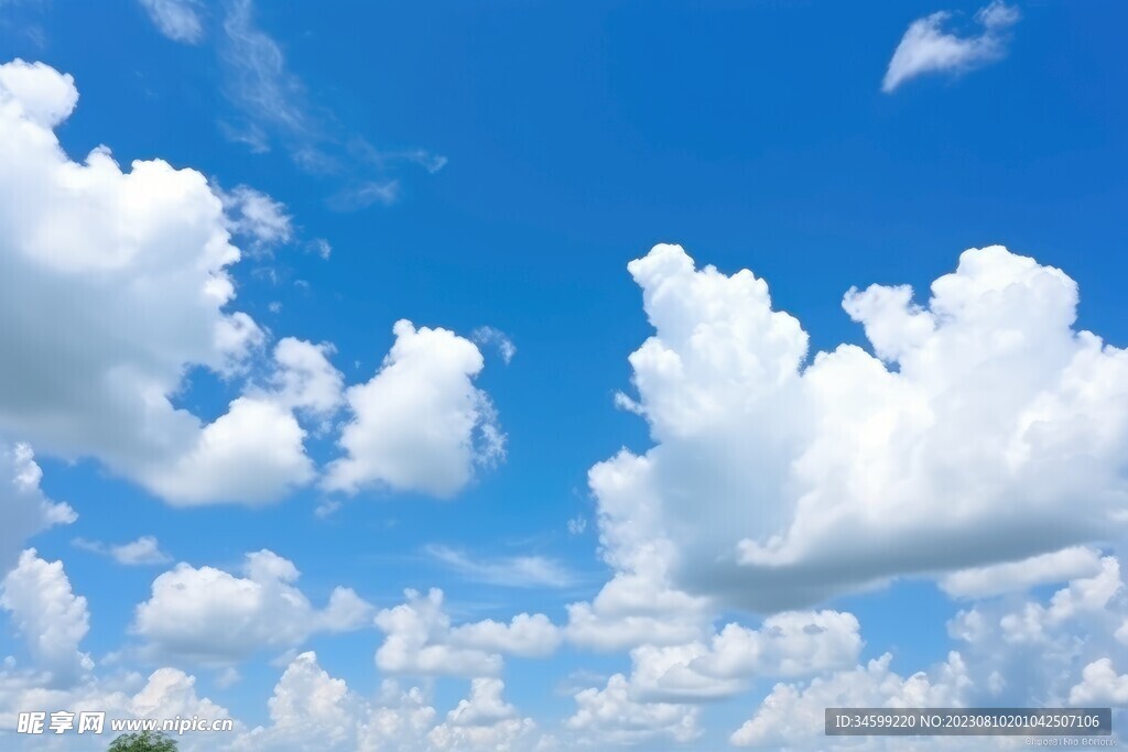 蓝天白云 摄影图__自然风景_自然景观_摄影图库_昵图网