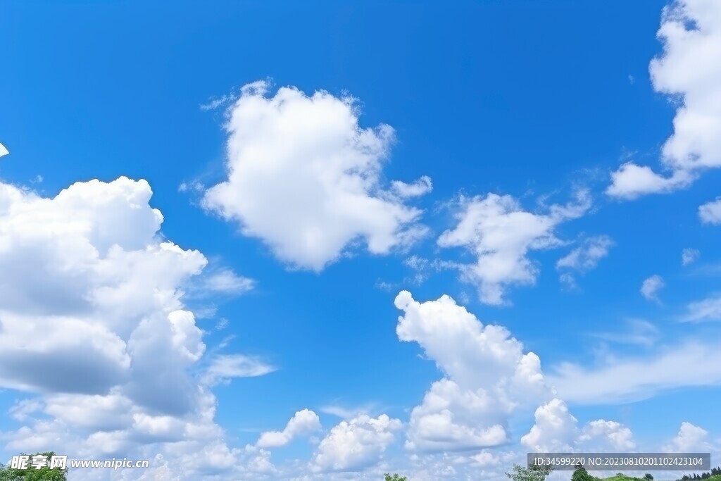 蓝天白云 