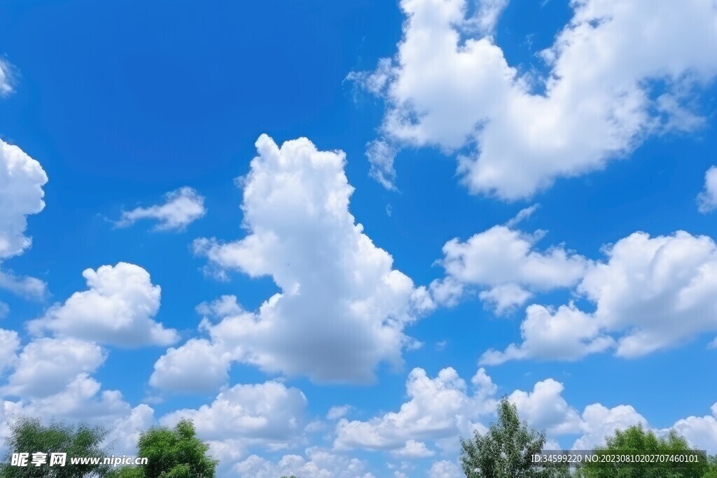 蓝天白云 