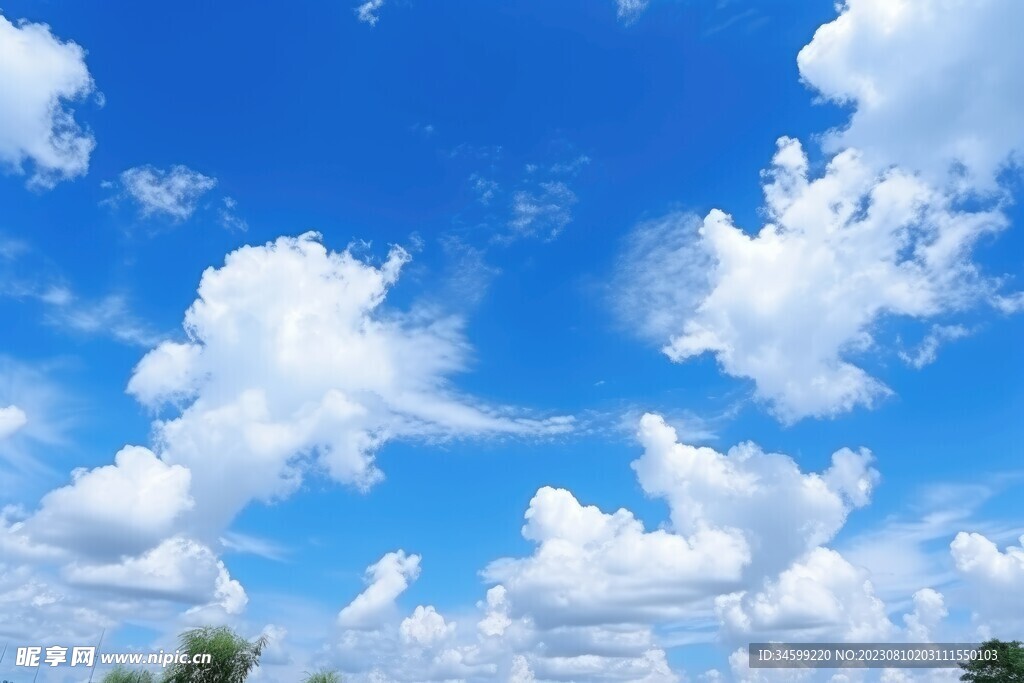 蓝天白云 