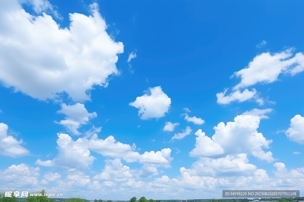 蓝天白云 