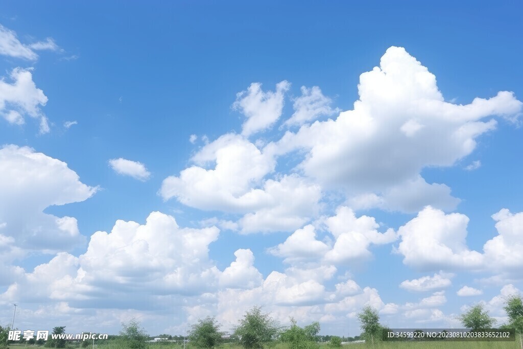 蓝天白云