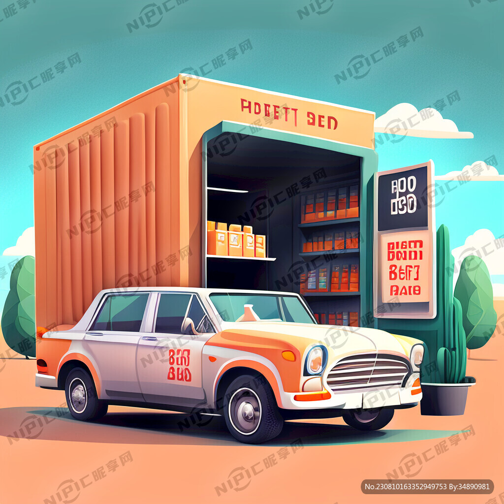 促销海报 买家具送汽车