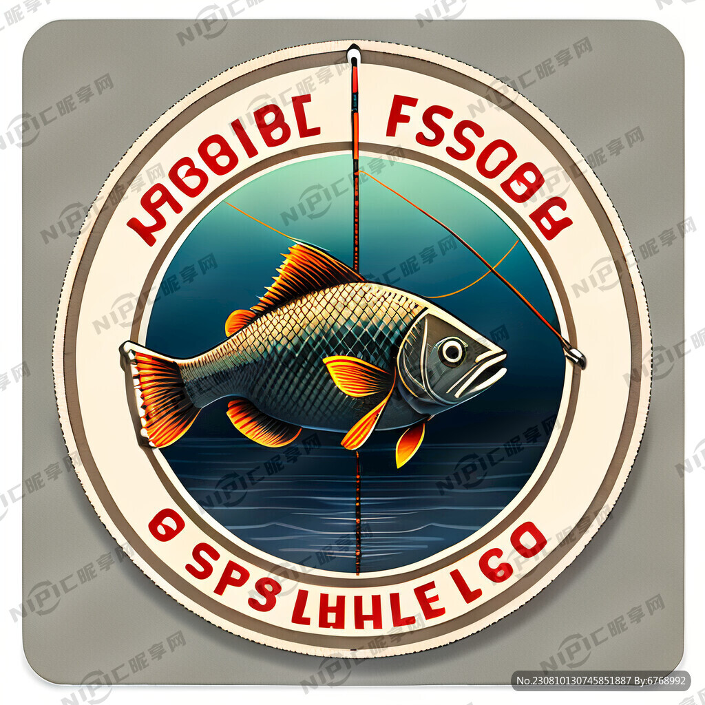 御乐钓牌浮钓鲢鳙标签