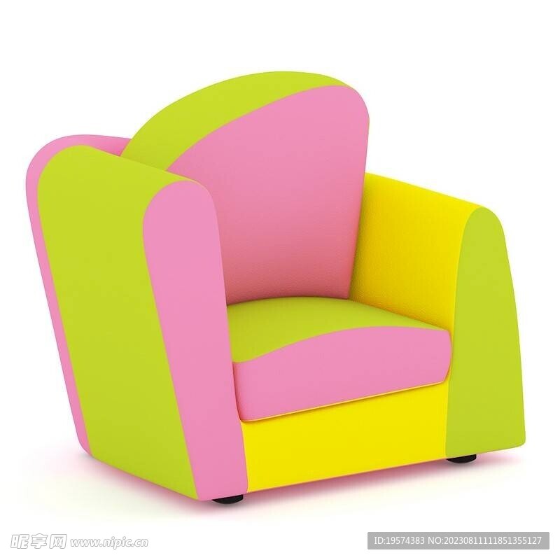  C4D模型 儿童沙发