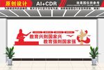 教育兴国文化墙
