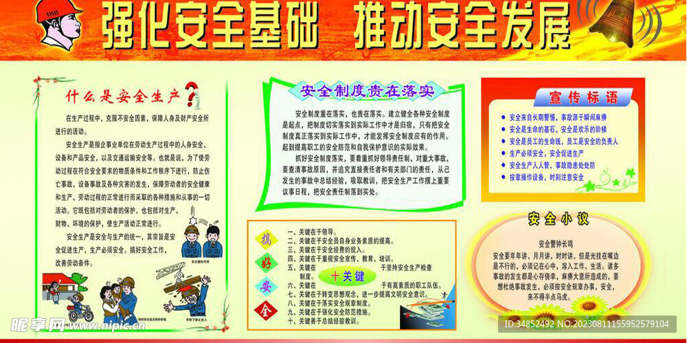 强化安全宣传栏图片
