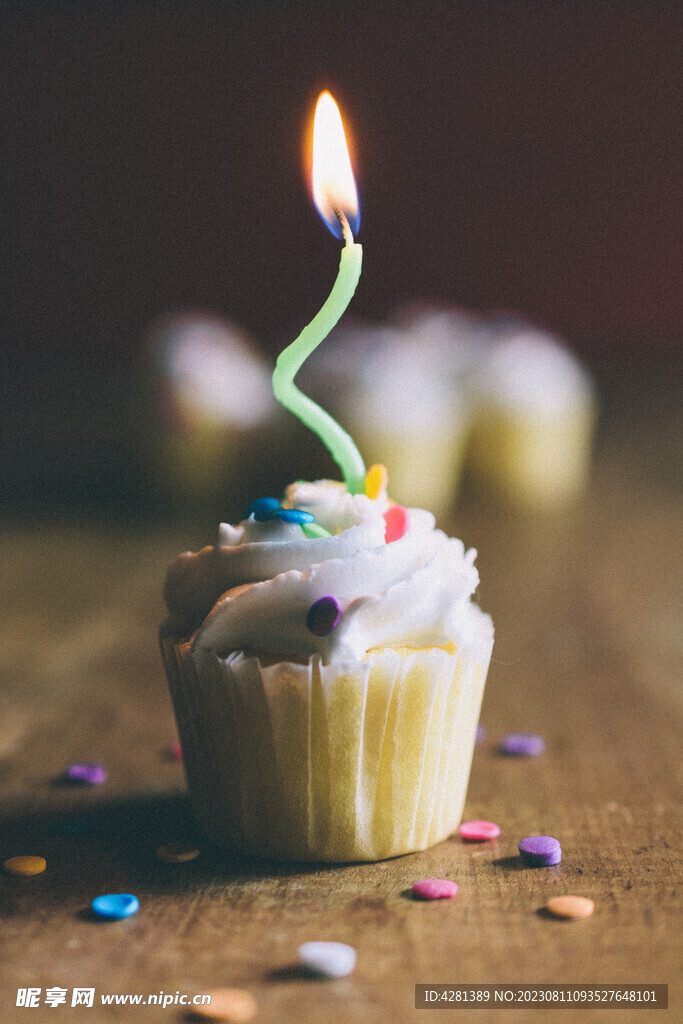 生日纸杯蛋糕