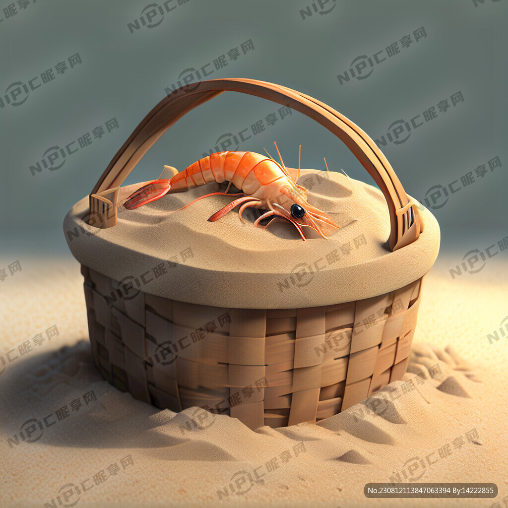 一篮沙虾