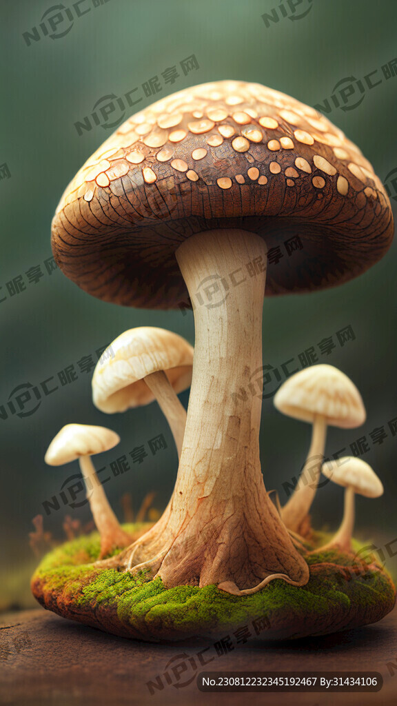 大自然的精灵美味松茸