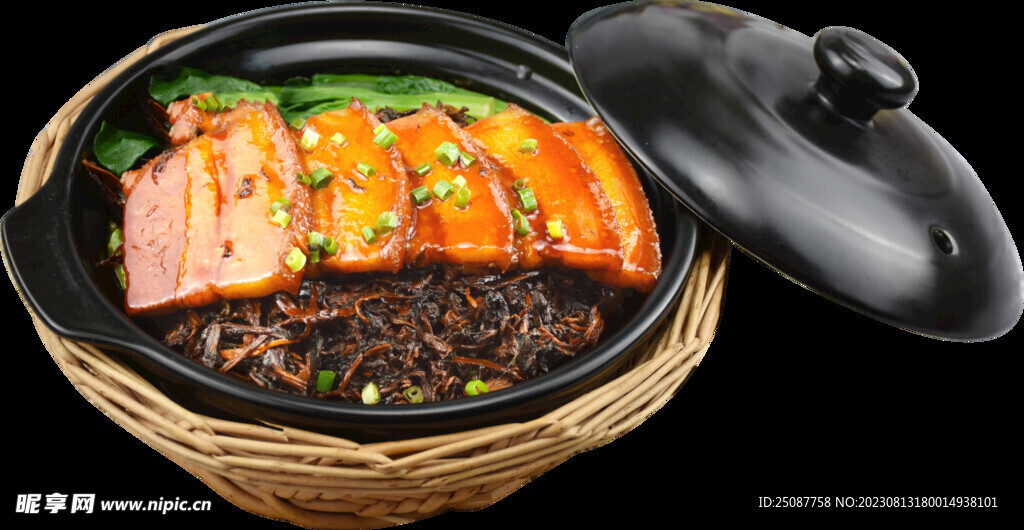 梅菜扣肉煲仔饭