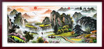 山水水墨画
