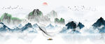水墨山水装饰画