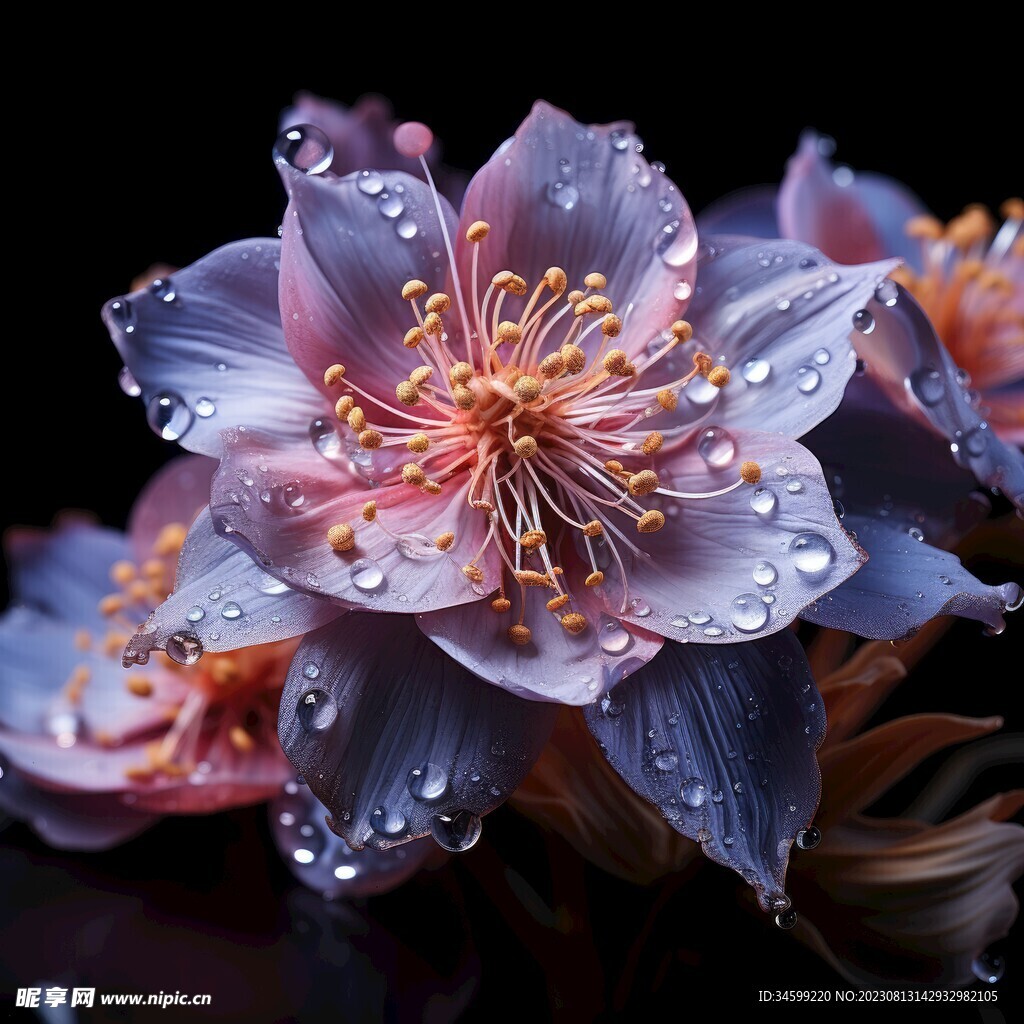 花朵框画 