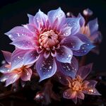 花朵框画 