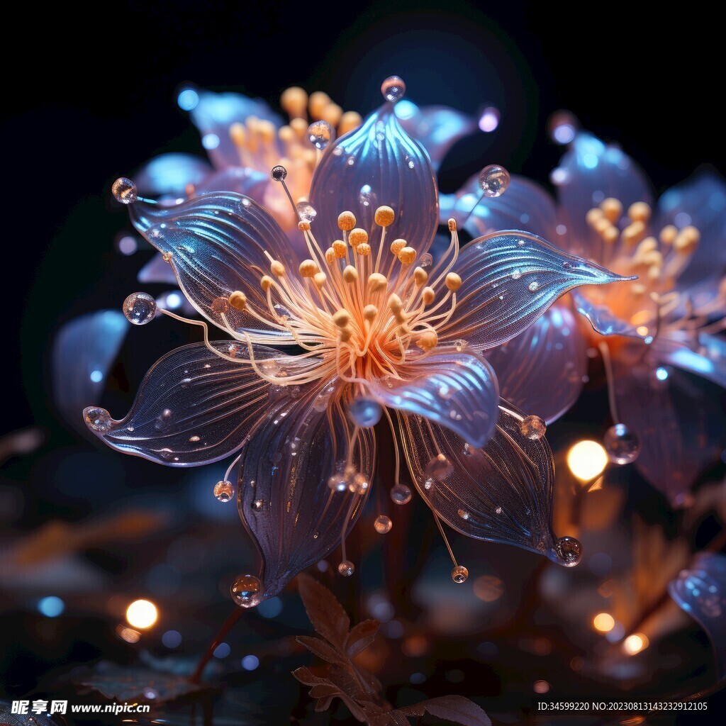 花朵框画