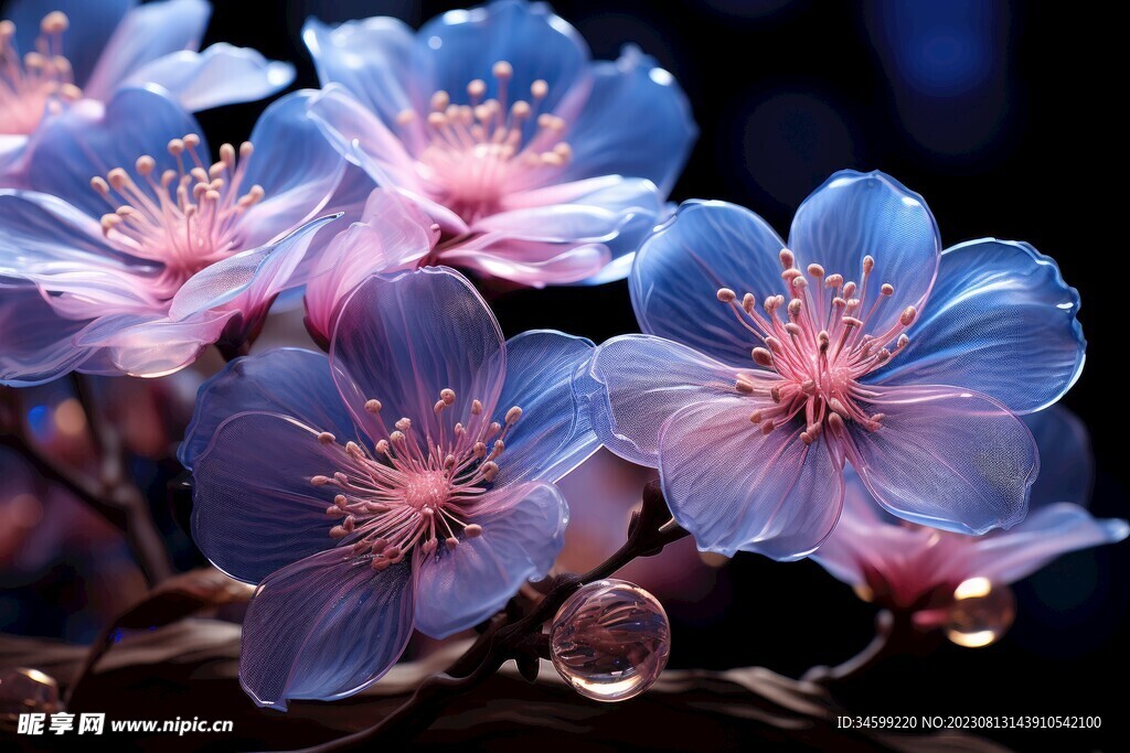 花朵框画