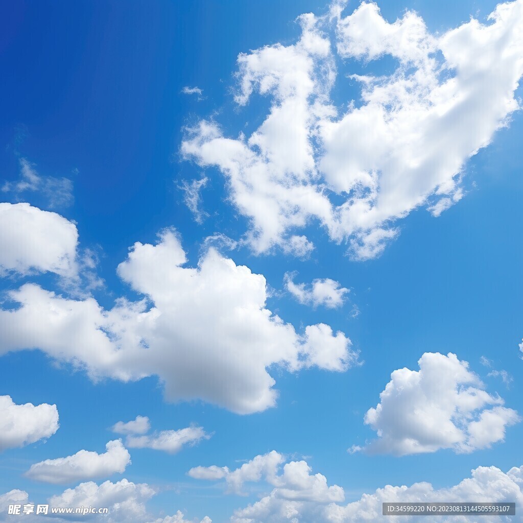蓝天白云 