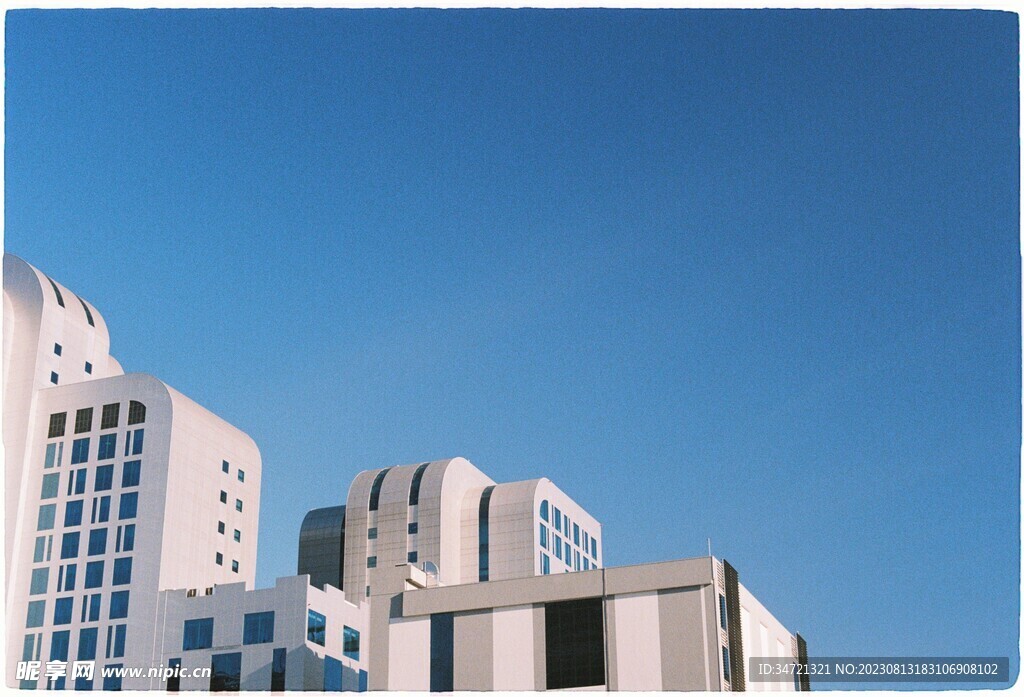 城市的上空