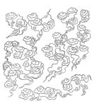 云朵线描