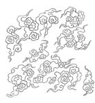 云朵线稿