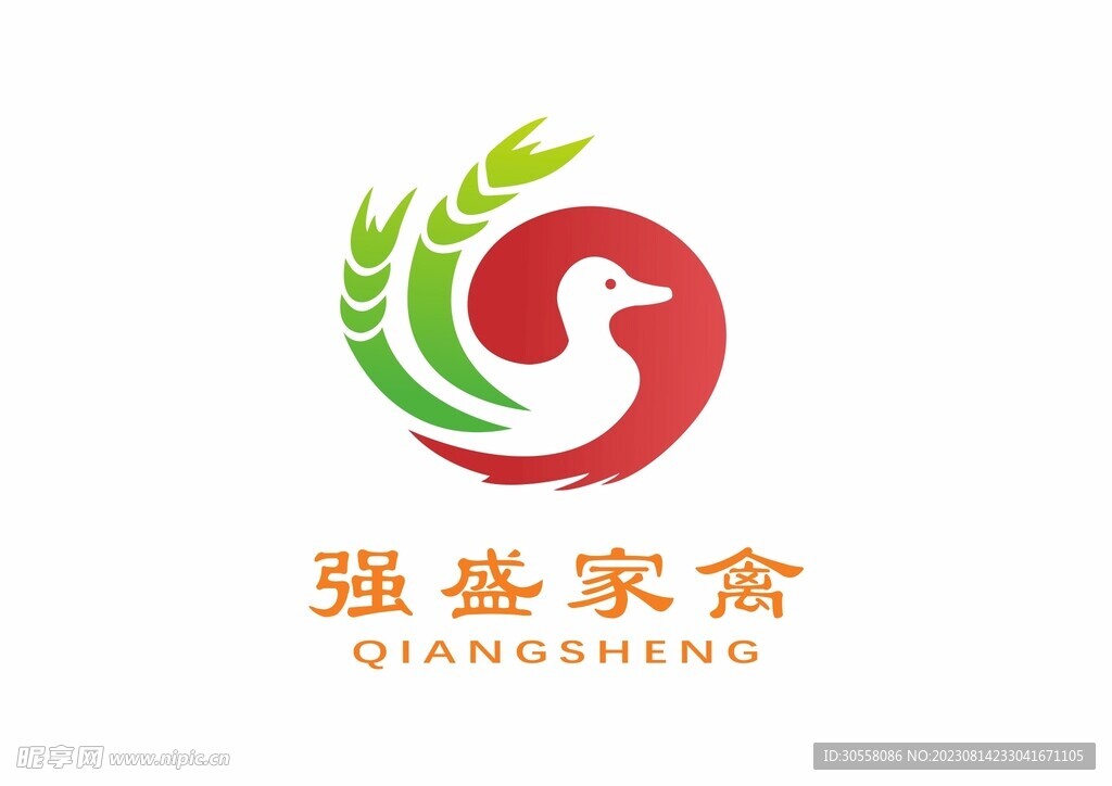 强盛家禽logo