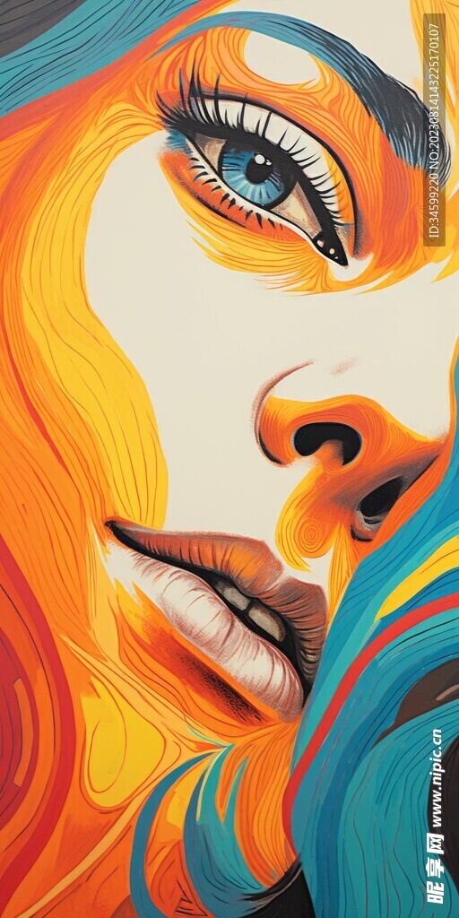 人物框画