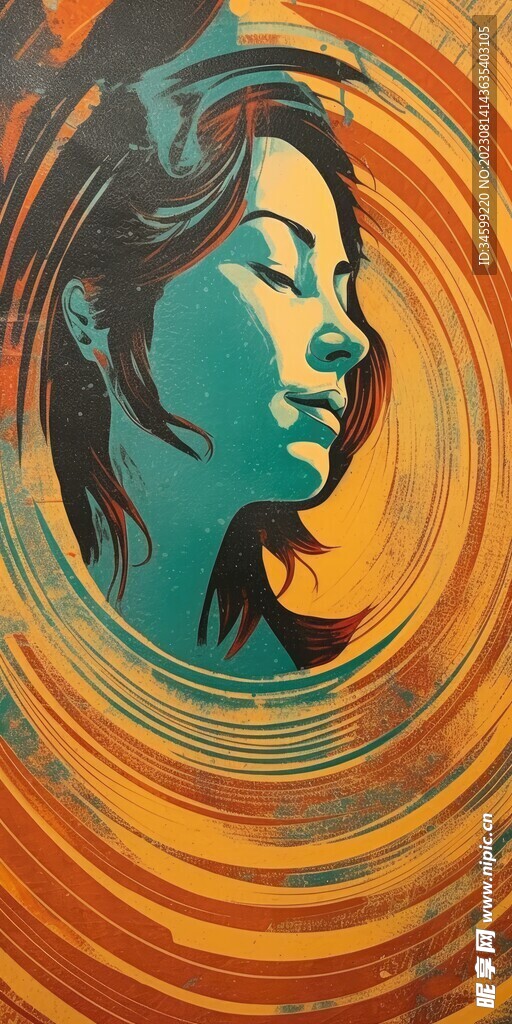 人物框画
