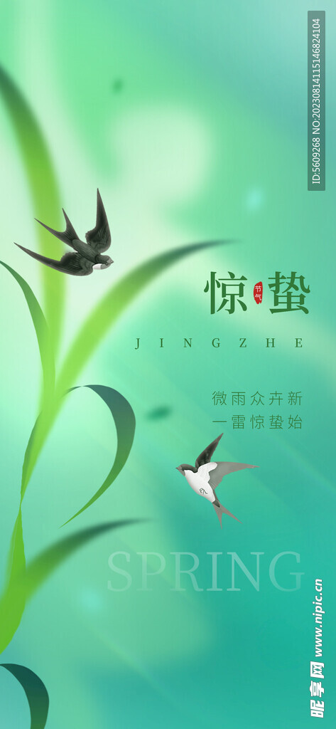 节气海报惊蛰
