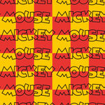 Mouse mickey字母