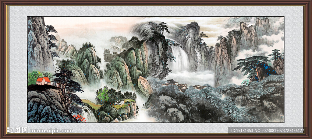 国画山水画