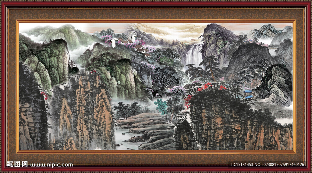 国画山水画