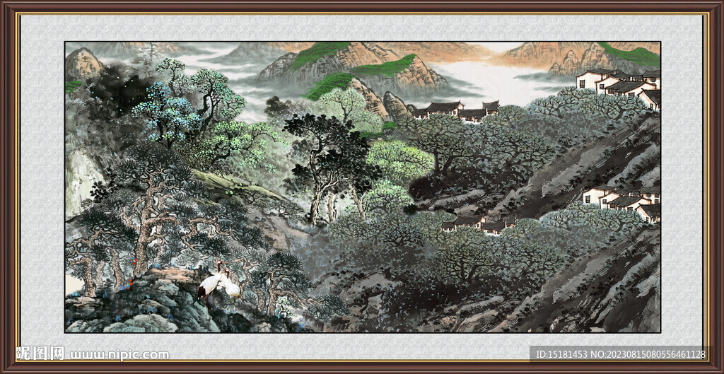 水墨山水 