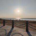 海边落日