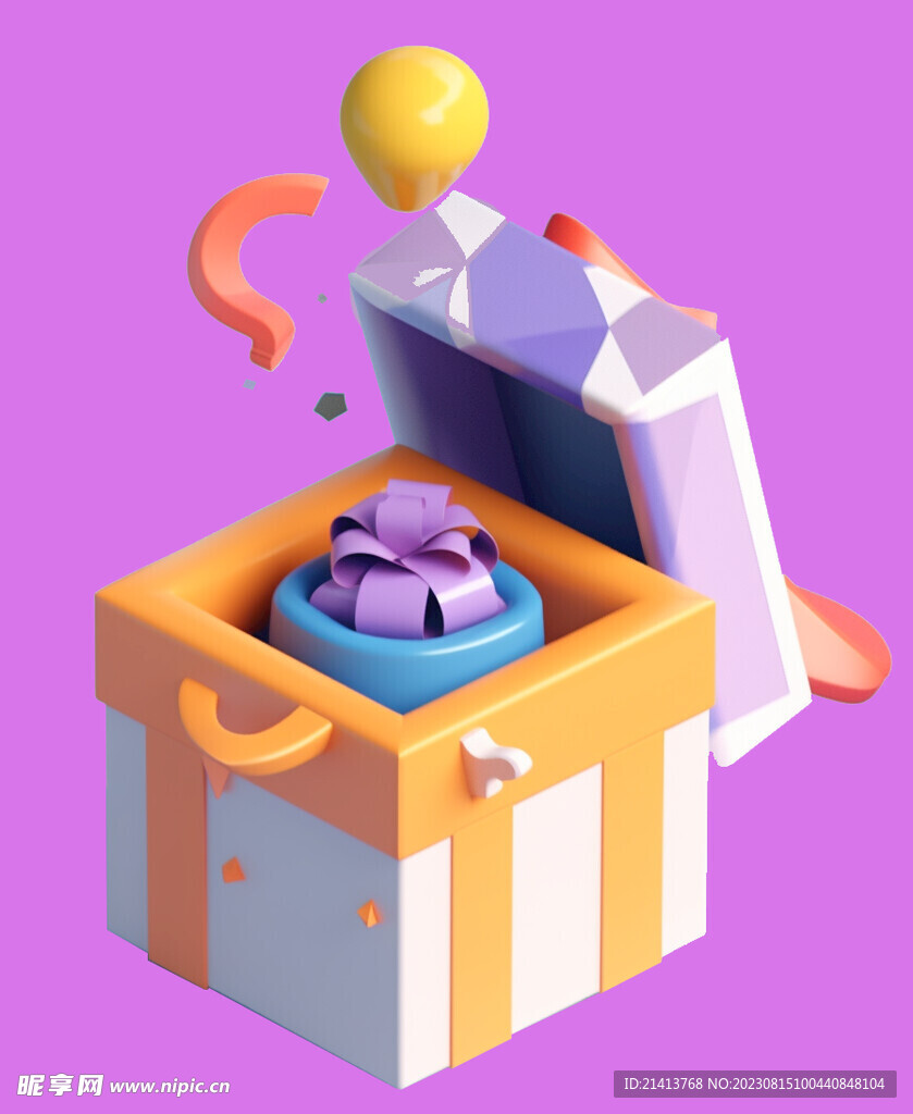 礼物礼品元素 