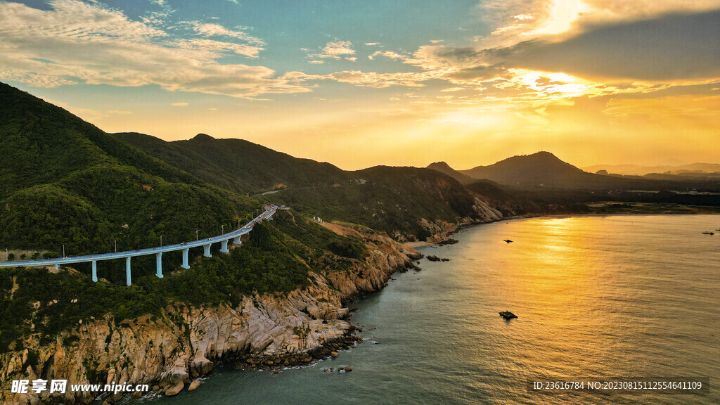 海边黄昏