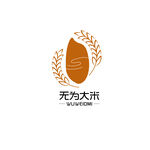 无为大米logo农业稻穗