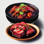 红烧肉，焖红烧肉，带皮红烧肉，带皮肥瘦相间红烧肉，家常菜，设计，生活百科，餐饮美食