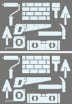 彻砖工具矢量