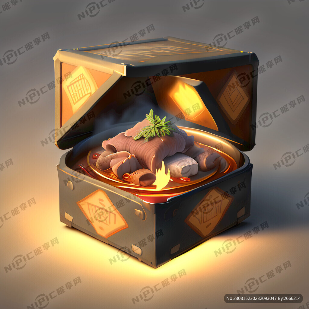 牛杂火锅 灯箱画面