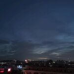 傍晚 天空 