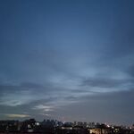 傍晚 天空 